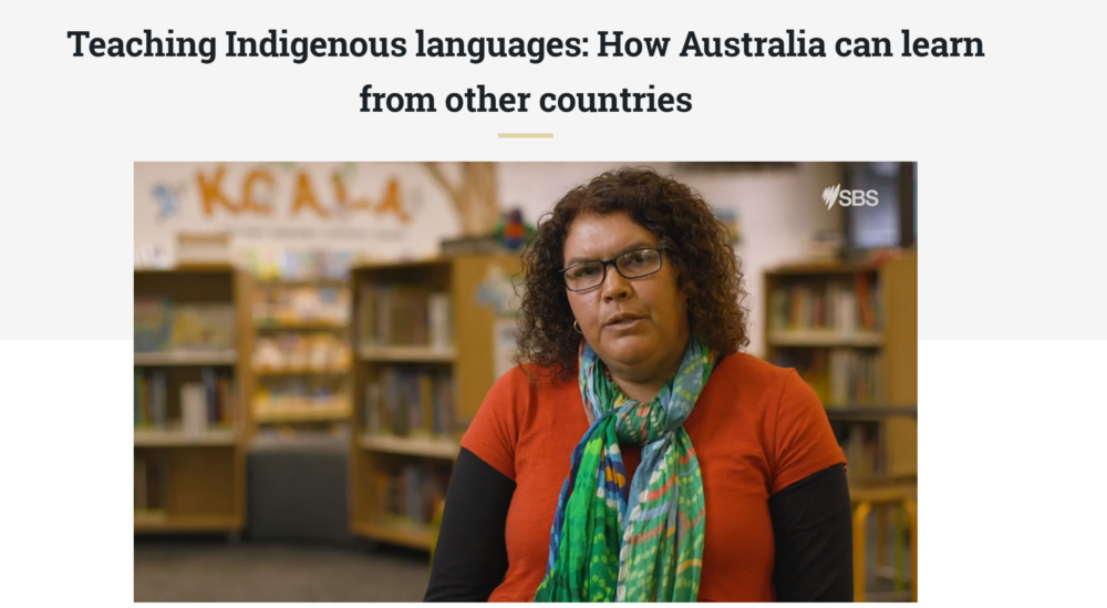 Learning an Indigenous Language